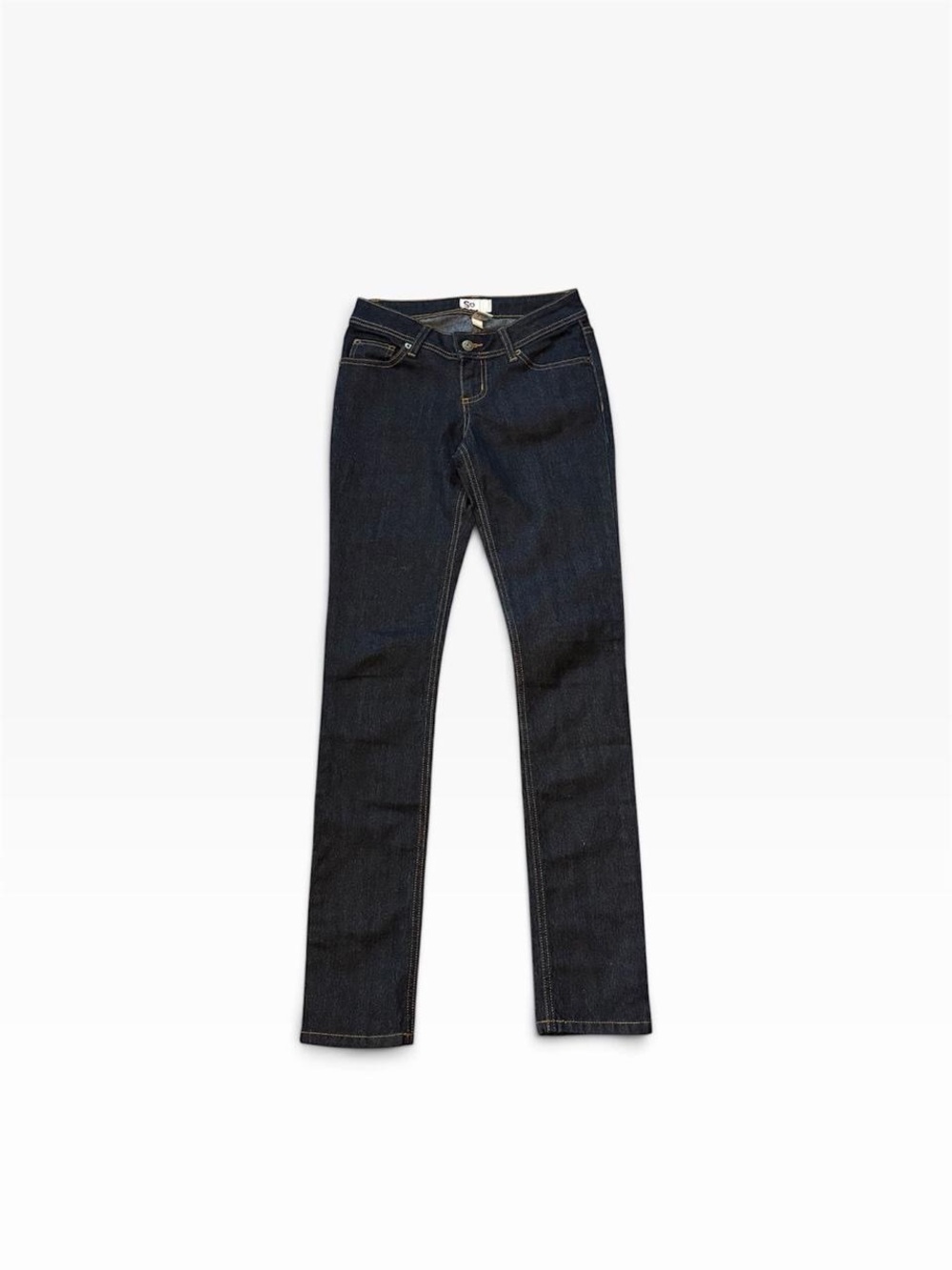 Vintage Y2K SO Dark Wash Low Rise Straight Leg Jeans Size 3
Vintage Y2K dark